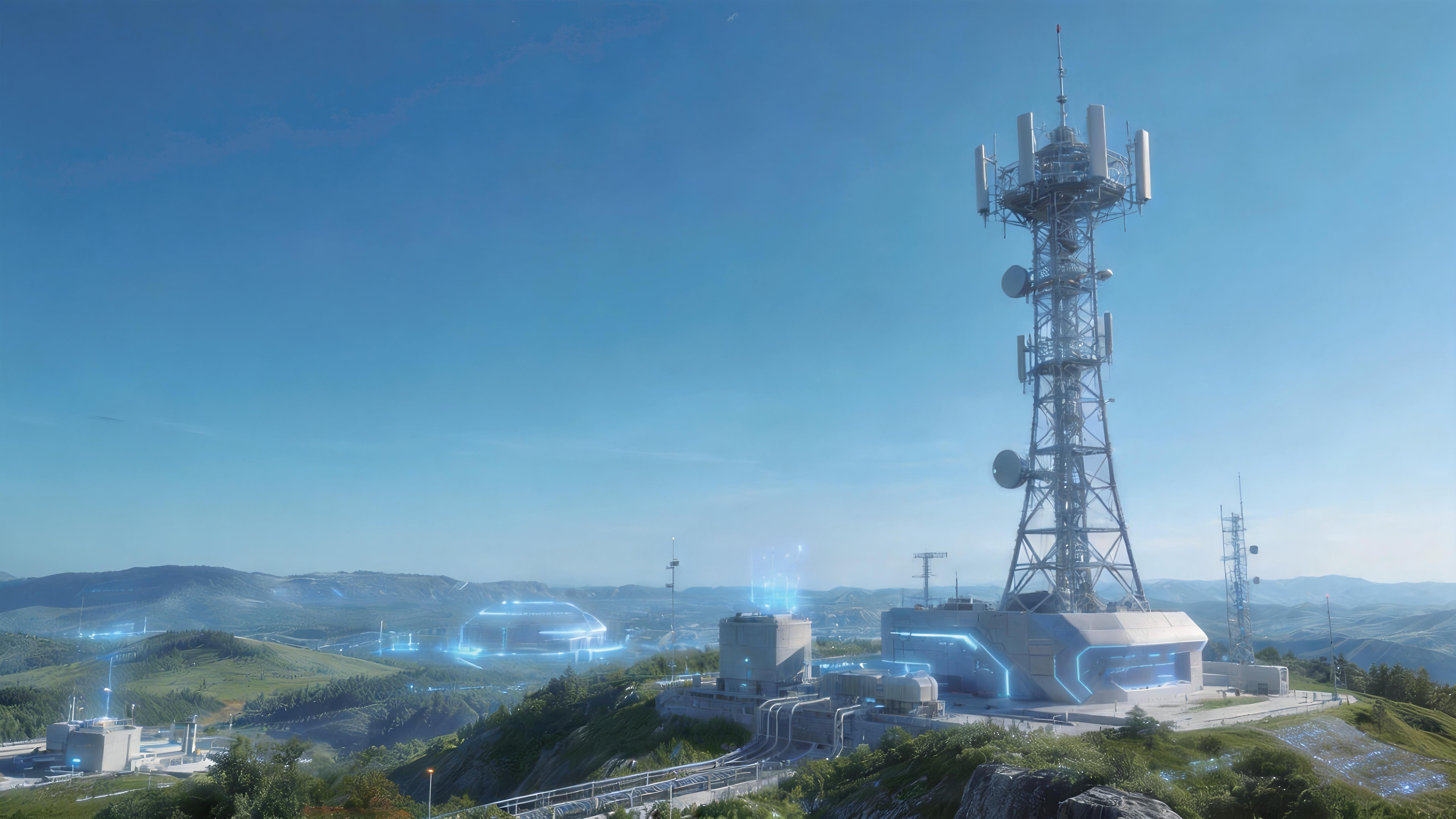 Telecommunications tower using backup battery systems